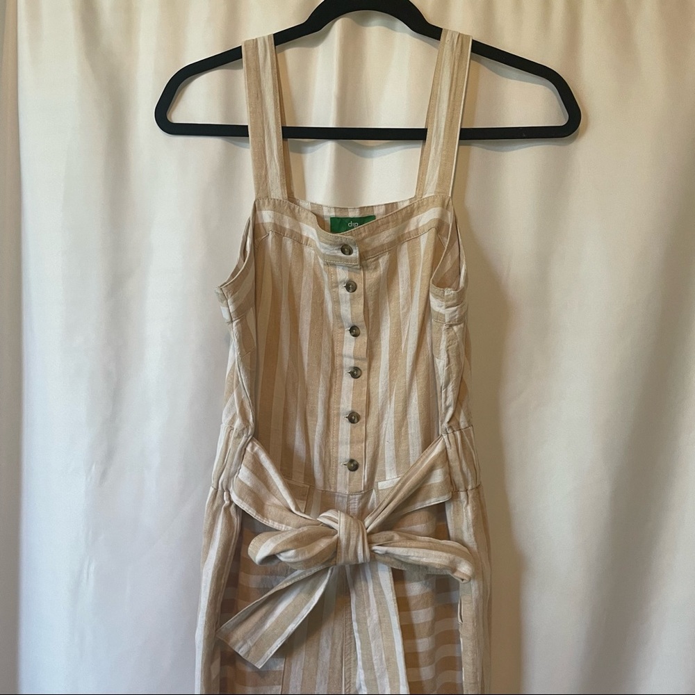 Striped jumpsuit